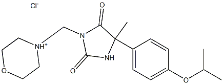 2,4-IMIDAZOLIDINEDIONE, 5-METHYL-5-(4-(1-METHYLETHOXY)PHENYL)-3-(4-MOR PHOLINYLME CAS#: 98402-05-2