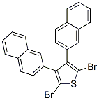 2,5-DIBROMO-3,4-DI-NAPHTHALEN-2-YL-THIOPHENE CAS#: 951384-62-6