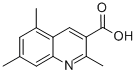 2,5,7-TRIMETHYLQUINOLINE-3-CARBOXYLIC ACID CAS#: 948290-95-7