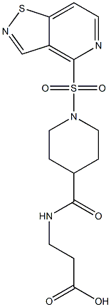 3-{[1-(Benzo[1,2,5]thiadiazole-4-sulfonyl)-piperidine-4-carbonyl]-amino}-propionic acid CAS#: 921162-18-7