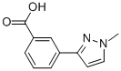 3-(1-Methyl-1H-pyrazol-3-yl)benzoic acid CAS#: 906352-85-0