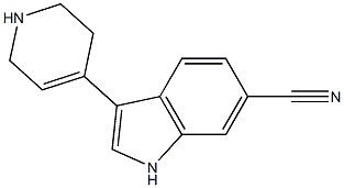 3-(1,2,3,6-Tetrahydro-4-pyridinyl)-1H-indole-6-carbonitrile CAS#: 918525-20-9