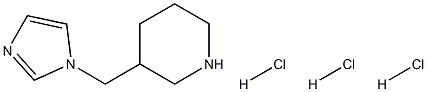 3-(1H-Imidazol-1-ylmethyl)piperidine 3HCl CAS#: 915921-71-0
