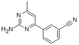 3-(2-AMINO-6-METHYLPYRIMIDIN-4-YL)BENZONITRILE CAS#: 913322-66-4