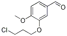 3-(3-Chloropropoxy)-4-methoxybenzaldehyde CAS#: 929683-54-5