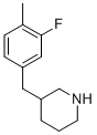 3-(3-FLUORO-4-METHYL-BENZYL)-PIPERIDINE CAS#: 955288-06-9