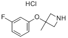 3-(3-FLUOROPHENOXY)-3-METHYL-AZETIDINE HYDROCHLORIDE CAS#: 900511-76-4