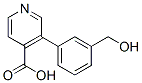 3-(3-Hydroxymethylphenyl)isonicotinic acid CAS#: 928148-47-4