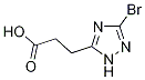 3-(3-bromo-1H-1,2,4-triazol-5-yl)propanoic acid(SALTDATA: FREE) CAS#: 933690-20-1