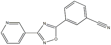 3-(3-(pyridin-3-yl)-1,2,4-oxadiazol-5-yl)benzonitrile CAS#: 913830-15-6