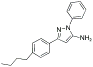 3-(4-BUTYLPHENYL)-1-PHENYL-1H-PYRAZOL-5-AMINE CAS#: 956453-60-4