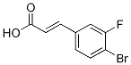 3-(4-BroMo-3-fluorophenyl)acrylic acid CAS#: 923266-17-5
