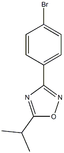 3-(4-Bromophenyl)-5-isopropyl-1,2,4-oxadiazole CAS#: 917562-24-4