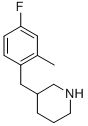 3-(4-FLUORO-2-METHYL-BENZYL)-PIPERIDINE CAS#: 955315-13-6