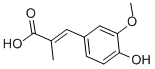 3-(4-HYDROXY-3-METHOXY-PHENYL)-2-METHYL-ACRYLIC ACID CAS#: 99865-71-1
