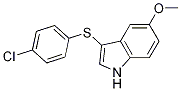 3-(4-chlorophenylthio)-5-methoxy-1H-indole CAS#: 955125-50-5
