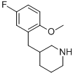 3-(5-FLUORO-2-METHOXY-BENZYL)-PIPERIDINE CAS#: 955288-00-3