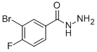 3-BROMO-4-FLUOROBENZOHYDRAZIDE CAS#: 929884-90-2