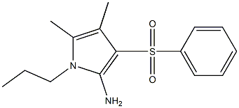 3-Benzenesulfonyl-4,5-dimethyl-1-propyl-1H-pyrrol-2-ylamine CAS#: 924846-86-6