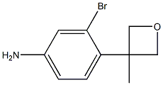 3-Bromo-4-(3-methyloxetan-3-yl)aniline CAS#: 945244-28-0