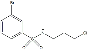 3-Bromo-N-(3-chloropropyl)benzenesulfonamide CAS#: 929000-46-4
