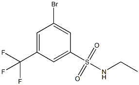 3-Bromo-N-ethyl-5-(trifluoromethyl)benzenesulfonamide CAS#: 951884-79-0