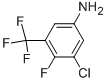 3-CHLORO-4-FLUORO-5-(TRIFLUOROMETHYL)ANILINE CAS#: 914225-61-9