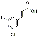 3-CHLORO-5-FLUOROCINNAMIC ACID CAS#: 936366-61-9