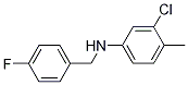 3-Chloro-N-(4-fluorobenzyl)-4-Methylaniline, 97% CAS#: 940367-41-9
