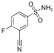 3-Cyano-4-fluorobenzenesulfonamide CAS#: 928139-30-4