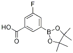 3-Fluoro-5-(4,4,5,5-tetramethyl-1,3,2-dioxaborolan-2-yl)benzoic acid CAS#: 936728-22-2