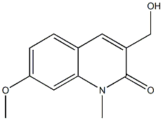 3-(Hydroxymethyl)-7-methoxy-1-methylquinolin-2(1H)-one CAS#: 924769-60-8