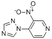 3-NITRO-4-(1H-1,2,4-TRIAZOL-1-YL)PYRIDINE CAS#: 912773-00-3