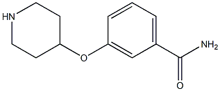 3-(Piperidin-4-yloxy)benzamide CAS#: 907158-97-8