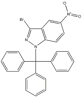 3-bromo-5-nitro-1-trityl-1H-indazole CAS#: 942189-39-1
