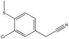 3-chloro-4-Methylthiophenylacetonitrile CAS#: 947701-13-5
