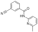 3-cyano-N-(6-methylpyridin-2-yl)benzamide CAS#: 900801-18-5