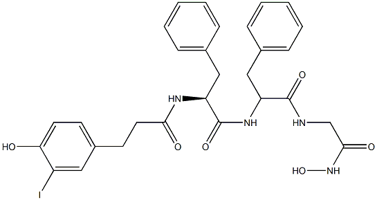 3-iododesaminotyrosyl-phenylalanyl-phenylalanyl-glycine hydroxamic acid CAS#: 97207-36-8
