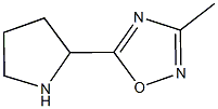 3-methyl-5-(pyrrolidin-2-yl)-1,2,4-oxadiazole CAS#: 915921-82-3