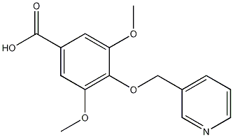 3,5-Dimethoxy-4-(3-pyridinylmethoxy)benzoic acid CAS#: 923790-15-2