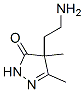 3H-Pyrazol-3-one, 4-(2-aminoethyl)-2,4-dihydro-4,5-dimethyl- CAS#: 933704-44-0