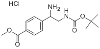 4-(1-AMINO-2-TERT-BUTOXYCARBONYLAMINO-ETHYL)-BENZOIC ACID METHYL ESTER HYDROCHLORIDE CAS#: 939760-52-8