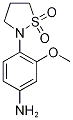 4-(1,1-Dioxo-1lambda*6*-isothiazolidin-2-yl)-3-methoxy-phenylamine CAS#: 927995-89-9