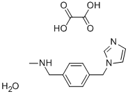 4-(1H-IMIDAZOL-1-YLMETHYL)-N-METHYLBENZYLAMINE SESQUIOXALATE HEMIHYDRATE CAS#: 910036-84-9