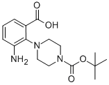 4-(2-AMINO-6-CARBOXY-PHENYL)-PIPERAZINE-1-CARBOXYLIC ACID TERT-BUTYL ESTER CAS#: 904818-03-7
