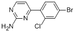 4-(2-CHLORO-4-BROMOPHENYL)PYRIMIDIN-2-AMINE CAS#: 913322-69-7