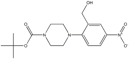 4-(2-Hydroxymethyl-4-nitro-phenyl)-piperazine-1-carboxylic acid tert-butyl ester CAS#: 955369-05-8
