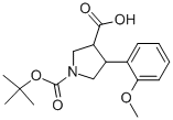 4-(2'-METHOXY)PHENYL-3-CARBOXY-1-BOC-PYRROLIDINE CAS#: 939758-03-9