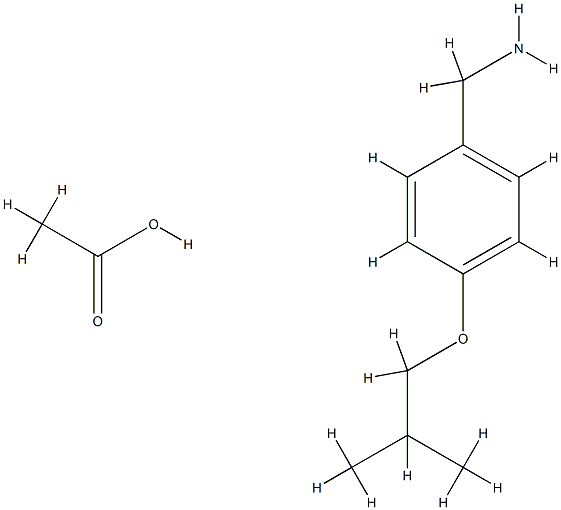 4-(2-Methylpropoxy)benzenemethanamine acetate (1:1) CAS#: 955997-89-4