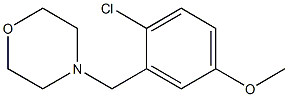 4-(2-chloro-5-Methoxybenzyl)Morpholine CAS#: 927811-61-8